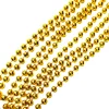 GARLAND BEAD 10MM 108″/9FT (2.7M) GOLD
