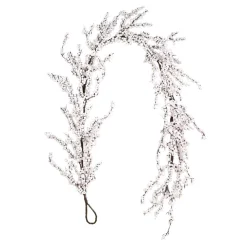 GARLAND BERRY 60″ WHITE SNOW BERRY