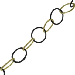 GARLAND GLITTER RING 72″ GOLD/ BLACK