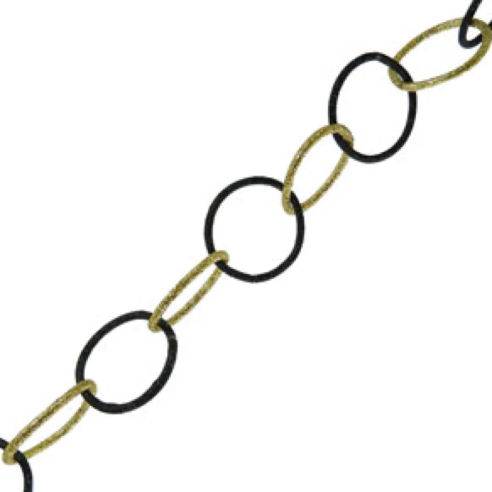 GARLAND GLITTER RING 72″ GOLD/ BLACK