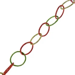 GARLAND GLITTER RING 72″ RED/ GREEN/ GOLD