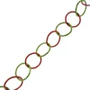 GARLAND GLITTER RING 72″ RED/ CHARTREUSE
