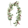GARLAND GRN 60″ HOLLY LEAF W/RED BERRY