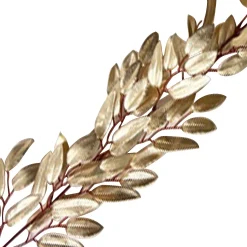 GARLAND LEAVES 63″ SHINY GOLD FINISH