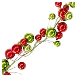 GARLAND MIXED BALLS 72″ RED/GREEN SHINY/MATT