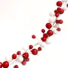 GARLAND MIXED BALLS 72″ RED/WHITE SHINY/MATT