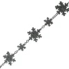 GARLAND SNOWFLAKE 67″/170CM W/ SILVER GLTR
