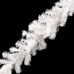 GARLAND WHITE/ CLEAR WINTER FROST 9′ X 10″ 180 TIPS