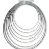 GLITTER RIBBON 15 FT. SILVER