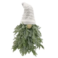 GNOME PINE BODY|FUR HAT GREEN/NATURAL 15.5″x19.5″ FROSTED