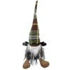GNOME PLUSH SITTING 14″ GREEN/BROWN W/ DANGLE LEGS