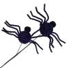 HALLOWEEN SPRAY 2xSPIDER 25″ BLACK/PURPLE