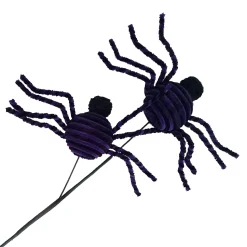 HALLOWEEN SPRAY 2xSPIDER 25″ BLACK/PURPLE