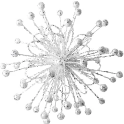 HANGING STARBURST 10″ W/ WHITE GLTR