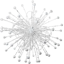 HANGING STARBURST 16″ W/ WHITE GLTR