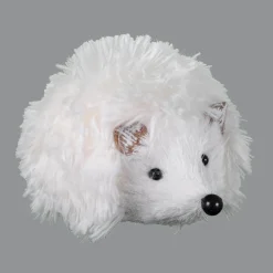 HEDGEHOG WHITE 5.5″ SOFT FAUX FUR