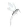 HUMMING BIRD WHITE 8″ W/ GLITTER & CLIP