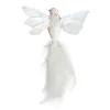 HUMMING BIRD WHITE 6″X 4″ W/ GLITTER & CLIP