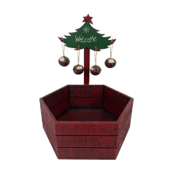JINGLE BELL PAINTED SNOWMAN | SANTA 4 ASSTD. 2″ WITH DISPLAY BOX
