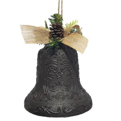 LIBERTY BELL EMBOSSED PVC DARK BROWN 6″ W/ PINE & CONE
