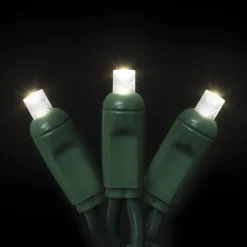 LIGHT LED I/D CONICAL 50L WARM WHITE 17′ BULK GREEN WIRE