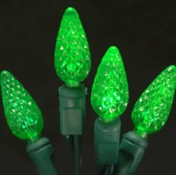 LIGHT LED O/D C6 FACETED 70L PURE GREEN