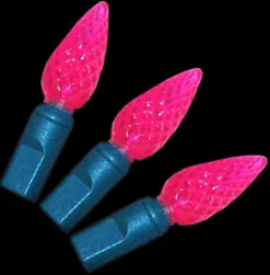 LIGHT LED O/D C6 FACETED 70L PINK