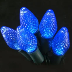 LIGHT LED O/D C7 FACETED 25L BLUE