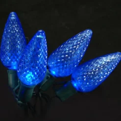 LIGHT LED O/D C9 FACETED 25L BLUE