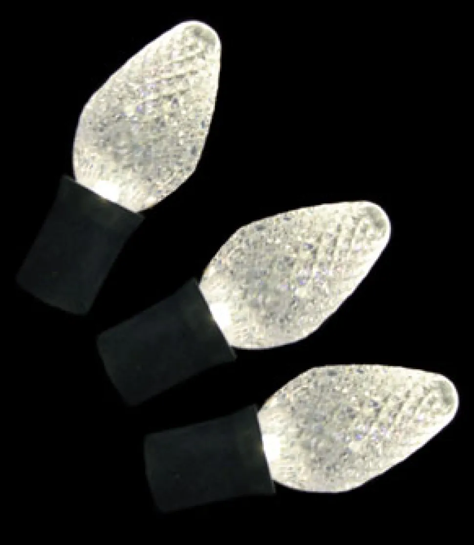 LIGHT LED O/D C7 FACETED 25L WARM WHITE