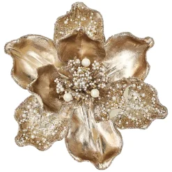 MAGNOLIA HEAD ROSE GOLD 8.5″ LEATHER W/ CLIP