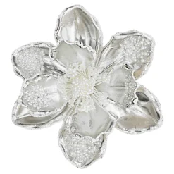 MAGNOLIA HEAD SILVER 8.5″ METALLIC W/ CLIP