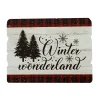 MDF WALL DECOR 16″X12″ 4 LED “WINTER WONDERLAND” W/TIMER