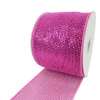 MESH RIBBON 4″ X 25 YDS FUCHSIA FULL SPARKLE