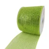 MESH RIBBON 4″ X 25 YDS GREEN (LIME) FULL SPARKLE