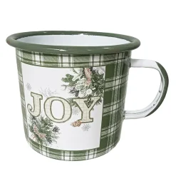 METAL ENAMEL MUG 4″ – “JOY”