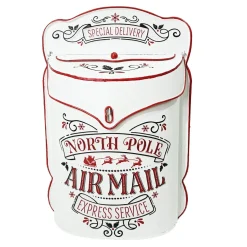 METAL MAIL BOX 10.5″x15.5″ – “NORTH POLE AIR MAIL”