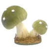 MUSHROOM TABLE DECOR 4″ GREEN/NATURAL