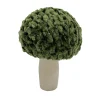 MUSHROOM WOODEN BODY|FABRIC CAP GREEN/NATURAL 3.5″ GLITTER/FROSTED