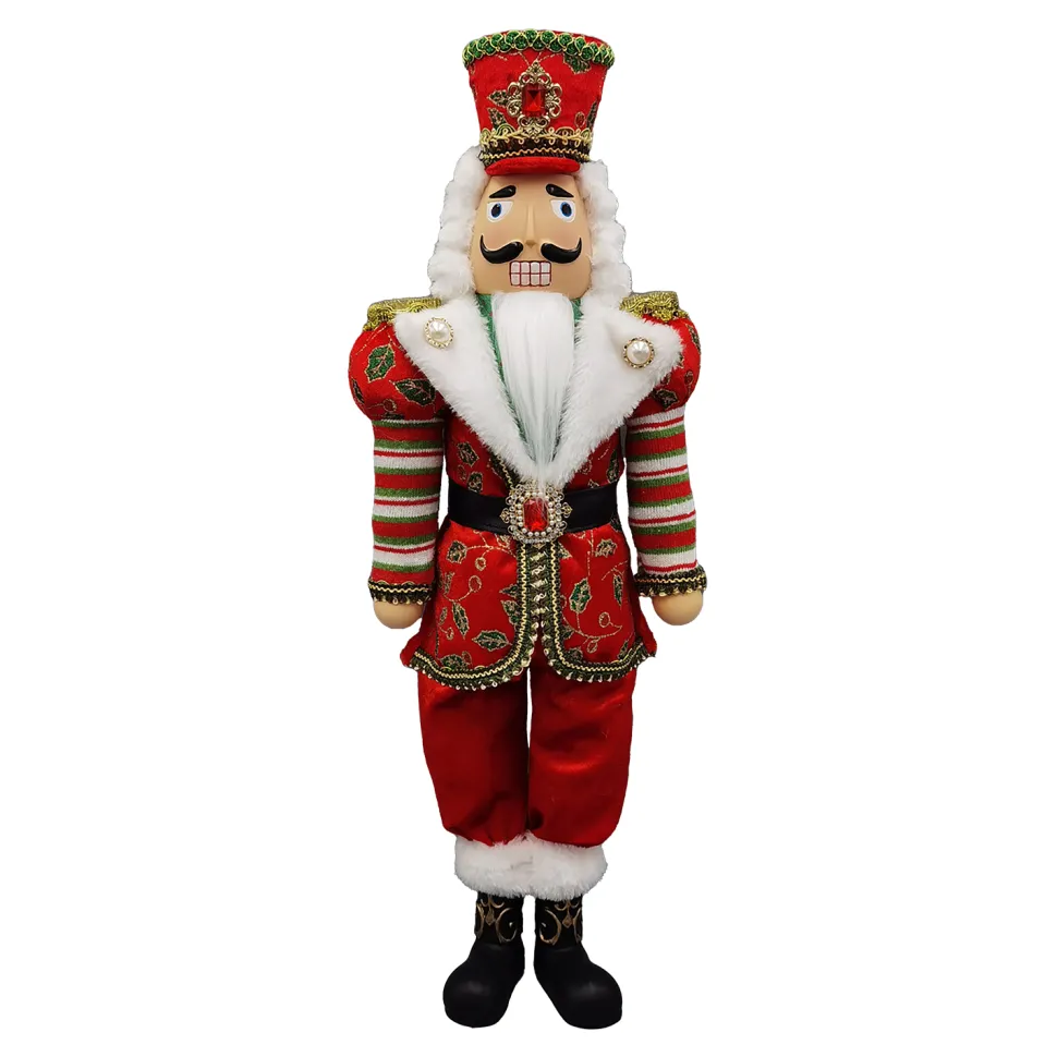 NUTCRACKER 22″ IN RED/GREEN/WHITE ROYALTY SUIT