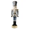 NUTCRACKER 60″ REGAL BLUE FABRIC W/ INTRICATE EMBROIDERY