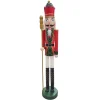 NUTCRACKER WOODEN STANDING 72″ RED