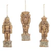 ORN BROWN SOLDIER W/ GOLD GLITTER 5″ 3 ASSTD.