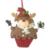 ORN CANDY REINDEER 4.1″ HOLDING CANDY CANE CLAY DOUGH