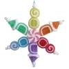 ORN CANDY SNOWFLAKE 6″ MULTI