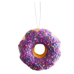 ORN CANDY SPRINKLE DONUT 4″ PURPLE