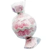 ORN CANDY SPRINKLE SWEET 4″ PINK W/ GLITTER & LACE