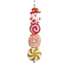ORN CANDY STICK W/SNOWMAN 5″ MULTI