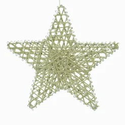 ORN CHAMP. STAR 8″ ROPE W/ GLITTER