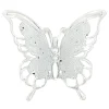 ORN CLEAR FROST BUTTERFLY 5.5″ W/ GLTR.